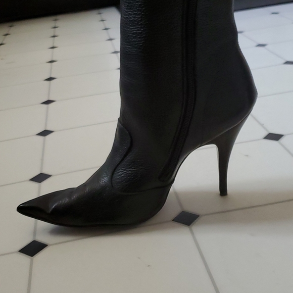 🖤BadAss Vintage Black leather thigh high boots🖤 - Picture 12 of 16